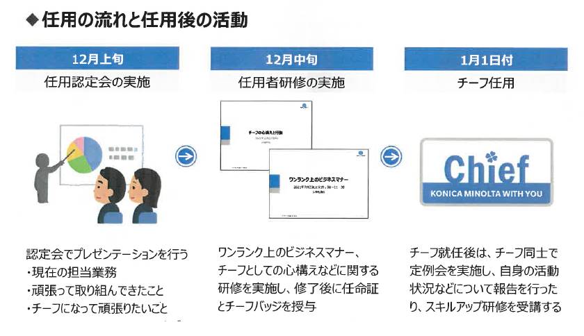 任用の流れと任用後の活動