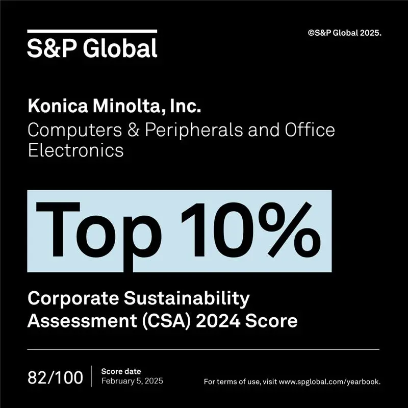 S&P「The Sustainability Yearbook - 2024 Rankings」で業界における「上位10%」に選定
