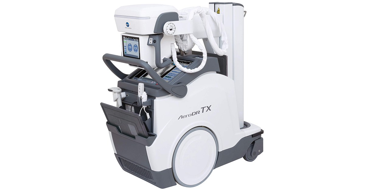 ベッドサイドでのX線動画撮影を可能にする回診用X線撮影装置「AeroDR 